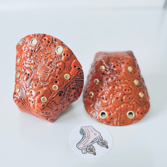 Neon Skeleton toe guards for Roller skates - Picture 6 of 15